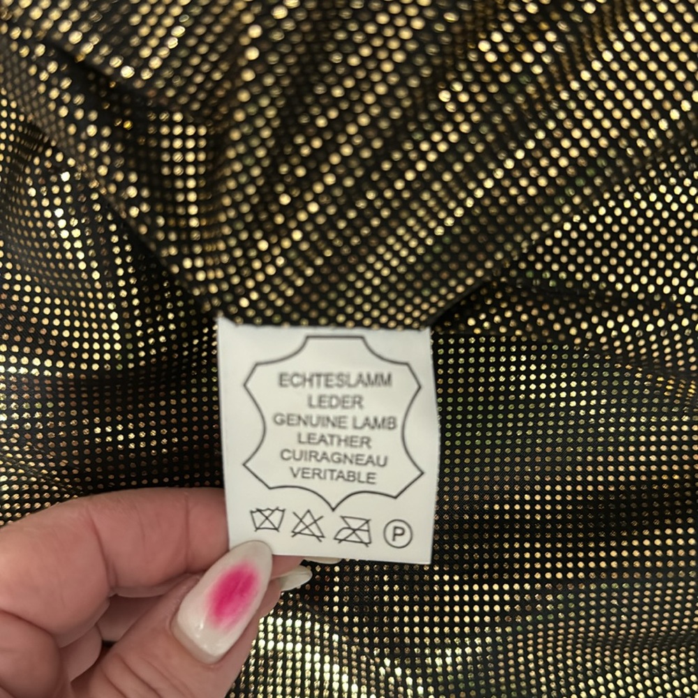Beautiful Roberto Cavalli leather copper brown jacket blazer, 💯 authentic - Picture 4 of 4
